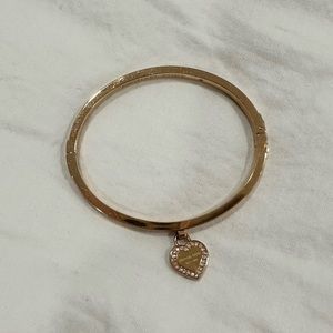 Michael Kors rose gold bangle bracelet